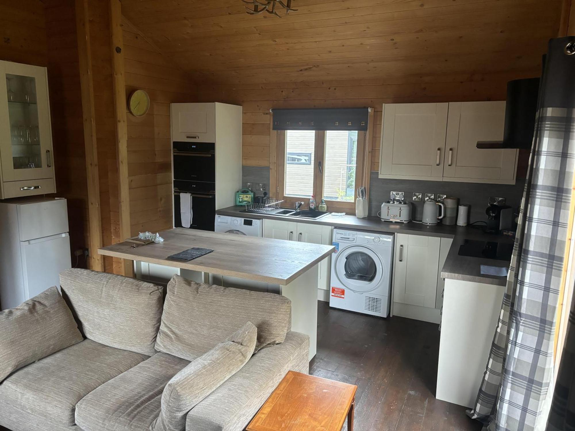Rustic Lodge Retreat At Riverview Holiday Park Newcastleton المظهر الخارجي الصورة
