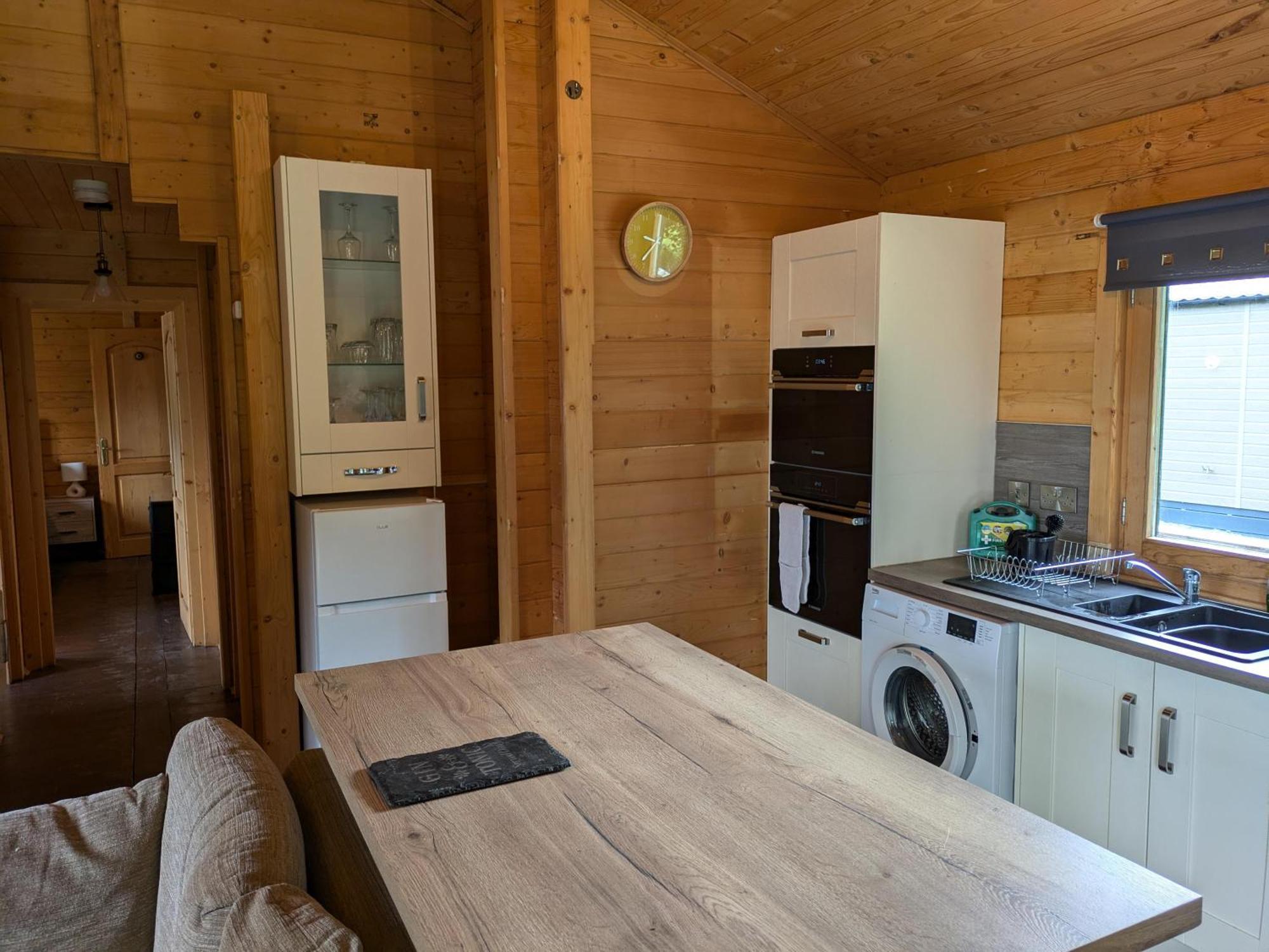 Rustic Lodge Retreat At Riverview Holiday Park Newcastleton المظهر الخارجي الصورة